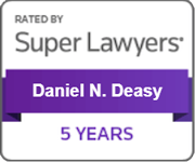 Rated by Super Lawyers | Daniel N. Deasy | 5 years